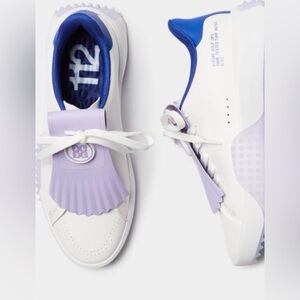 💥SALE G112 White and Purple Sneakers